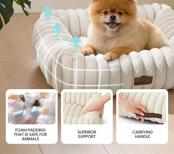 Cozy Pet Bed | Ivory Cream