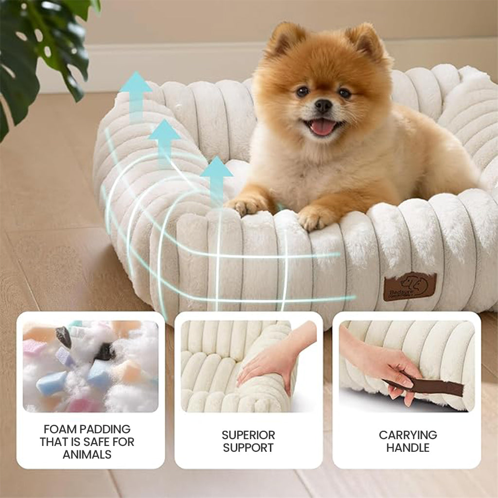 Cozy Pet Bed | Ivory Cream